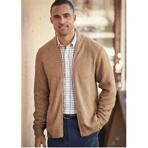 Scandia Woods Flecked Cardigan Sweater